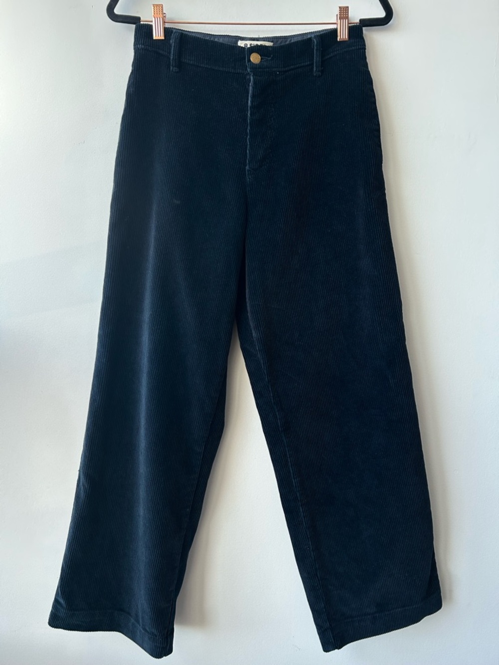 B SIDES indigo Corduroy Pants made in USA